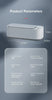 Mini Ultrasonic Jewelry and Glasses Cleaning Tool: 3-Speed Smart Timing with High-Frequency Vibration